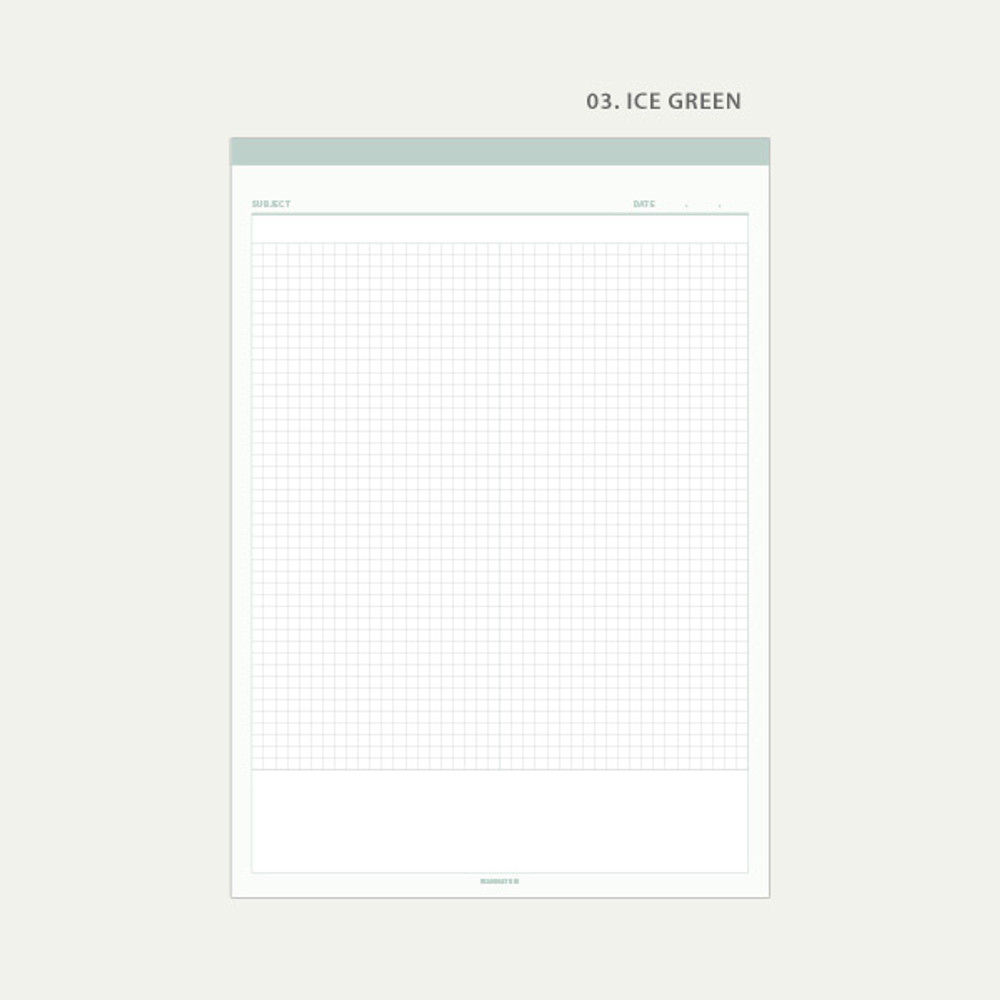 Aesthetic Printable Notepad Sheet A4, Digital Notepad