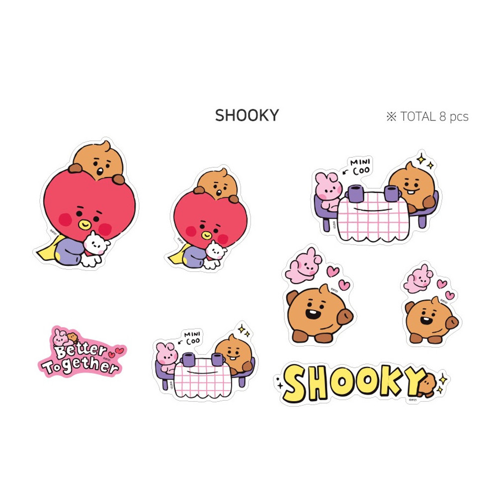 TATA - BT21 Little Buddy Baby Removable Sticker Pack