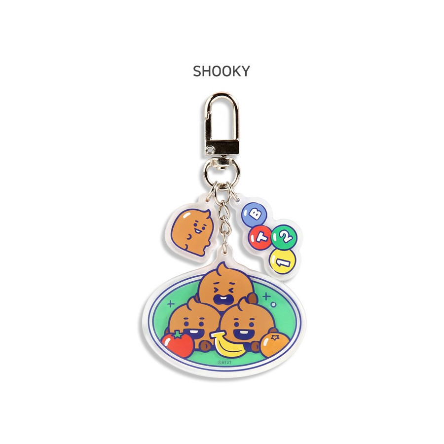 BT21 Jelly Candy Baby Acrylic Keyring - Fallindesign.com