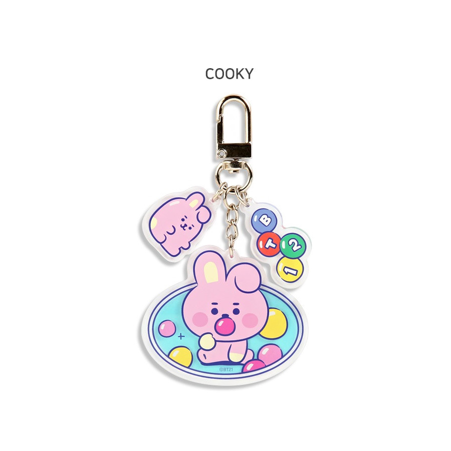 BT21 Jelly Candy Baby Acrylic Keyring - Fallindesign.com