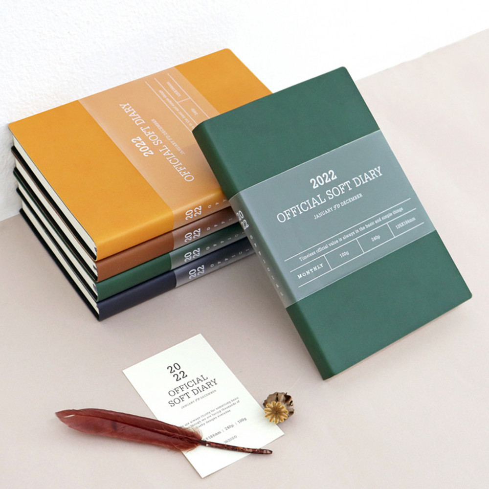 Indigo 2022 Official Soft Dated Monthly Diary Planner