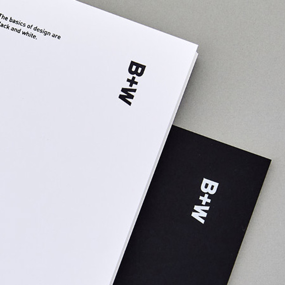 Ardium B+W Stitch 80 pages Blank Notebook - Fallindesign