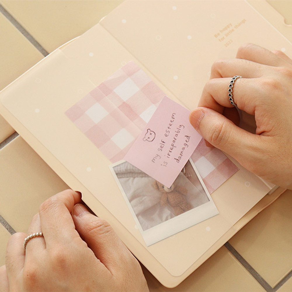 Pocket - 2022 Be Happy for Little Things Slim Dated Weekly Diary