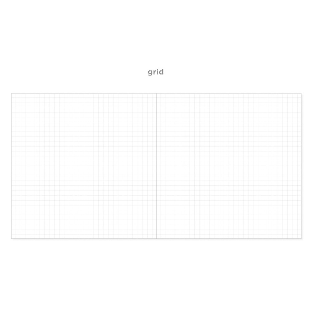 Grid note - 2NUL Square Drawing Dateless Weekly Diary Journal Ver2