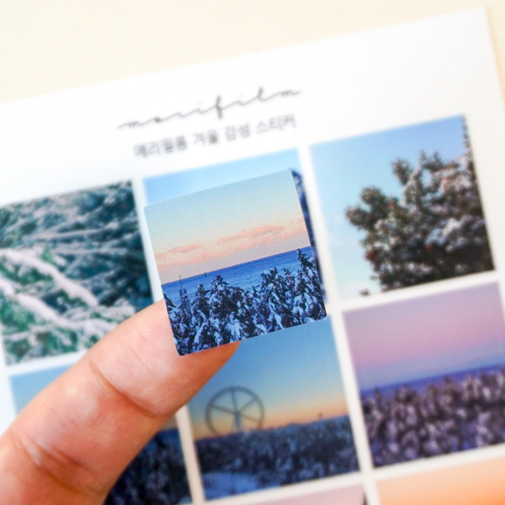 Meri Film Winter Mood Paper Sticker Sheets Set