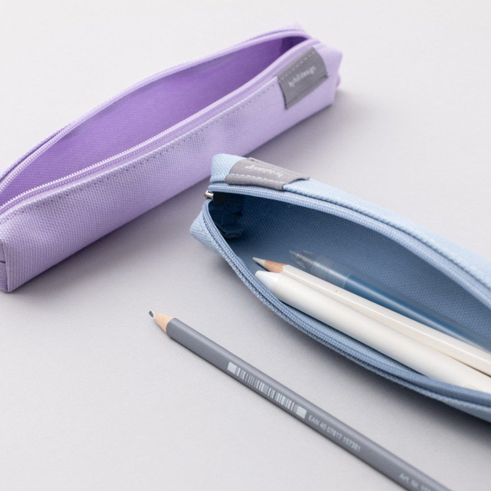Byfulldesign Single Slim Zipper Pencil Case Ver7