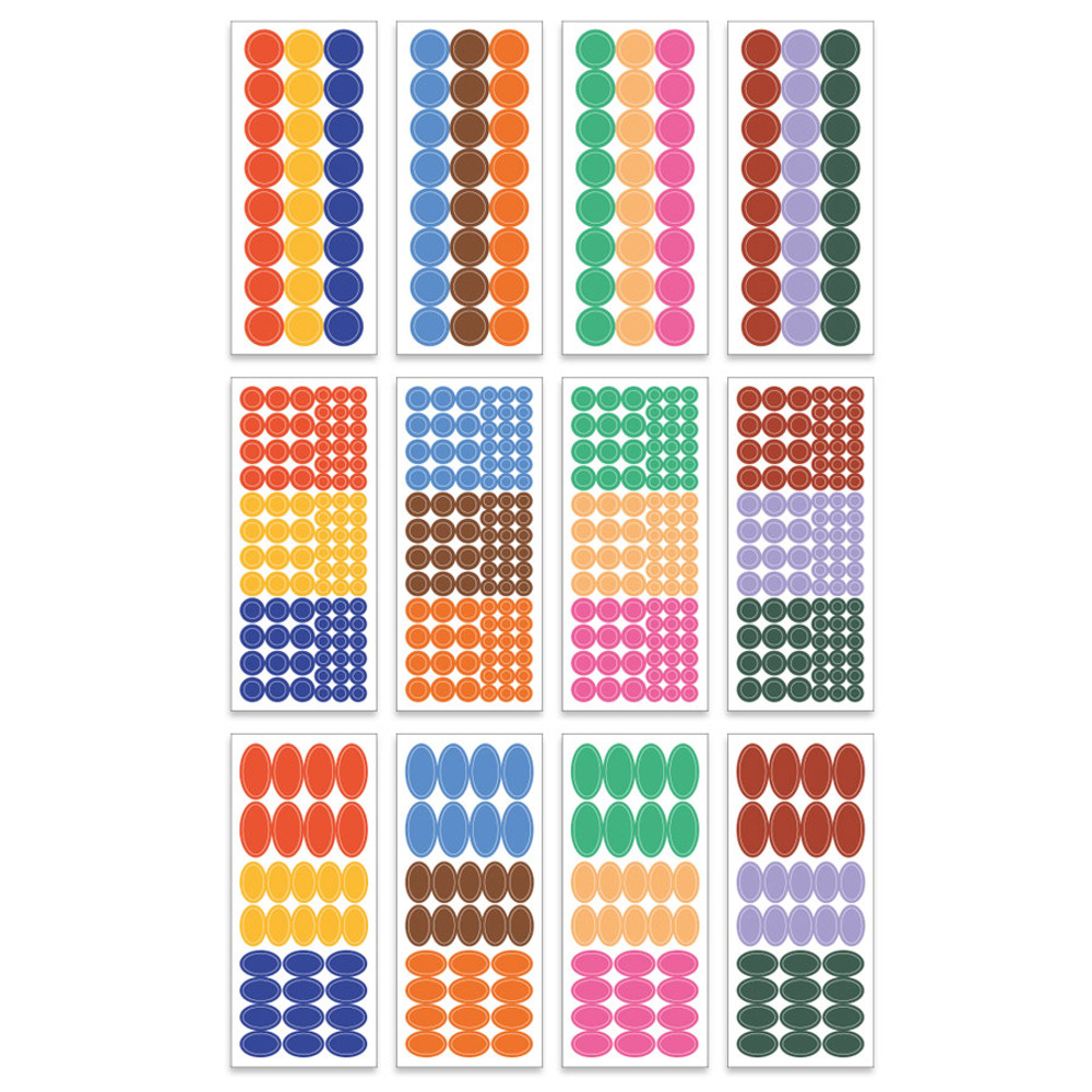 Paperian Pigment Circle Clear Removable Sticker Pack