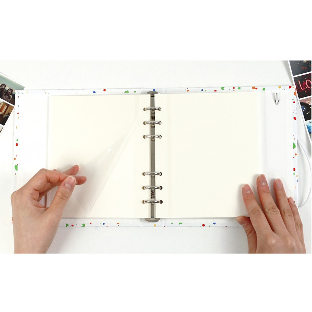 Self-adhesive 6 Ring A5 Photo Album Refill