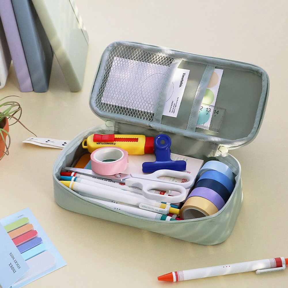 Clear Front Nylon Pencil Case