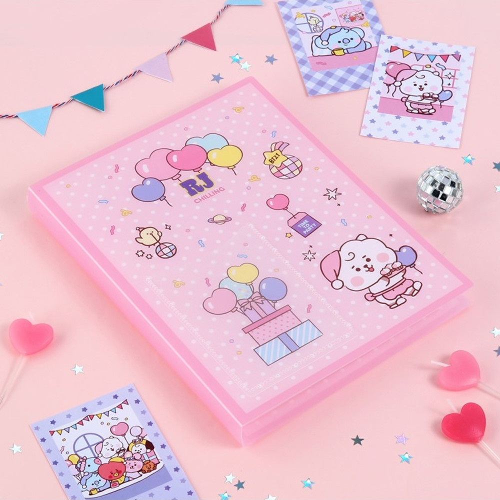 BT21 Minini 3-ring Slip In Pocket Photo Card Album