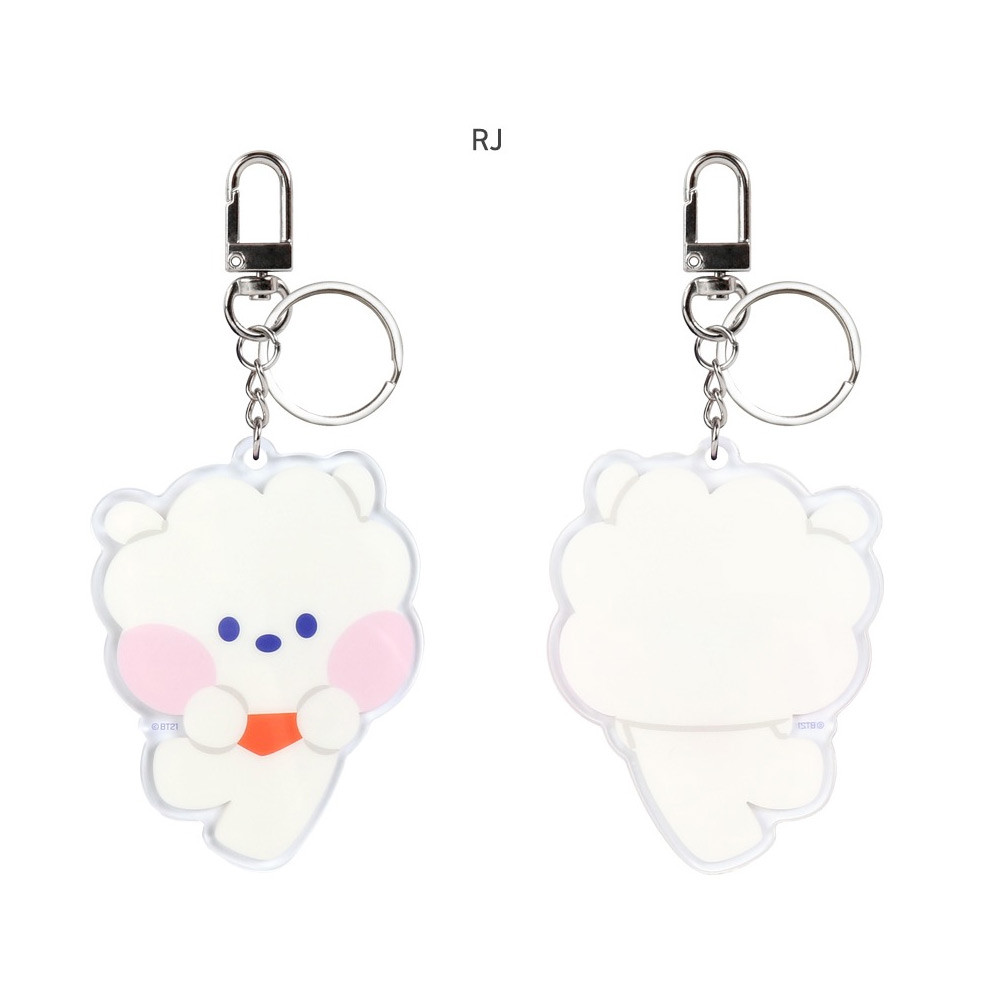 BT21 RJ Photo Holder with Key Ring Cute Stationery