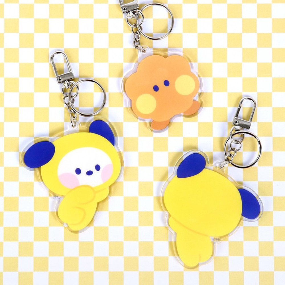 BT21 Minini Big Acrylic Keyring Key Holder