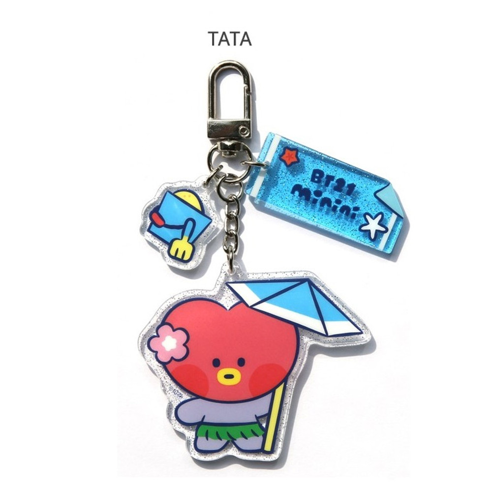 BT21 Summer Sky Acrylic Keyring Key Holder