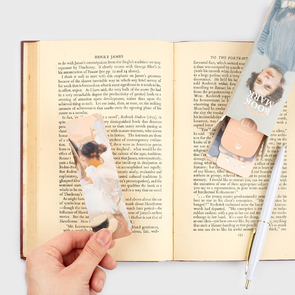 Usage example of Nacoo Sorolla Art Bookmark Pack