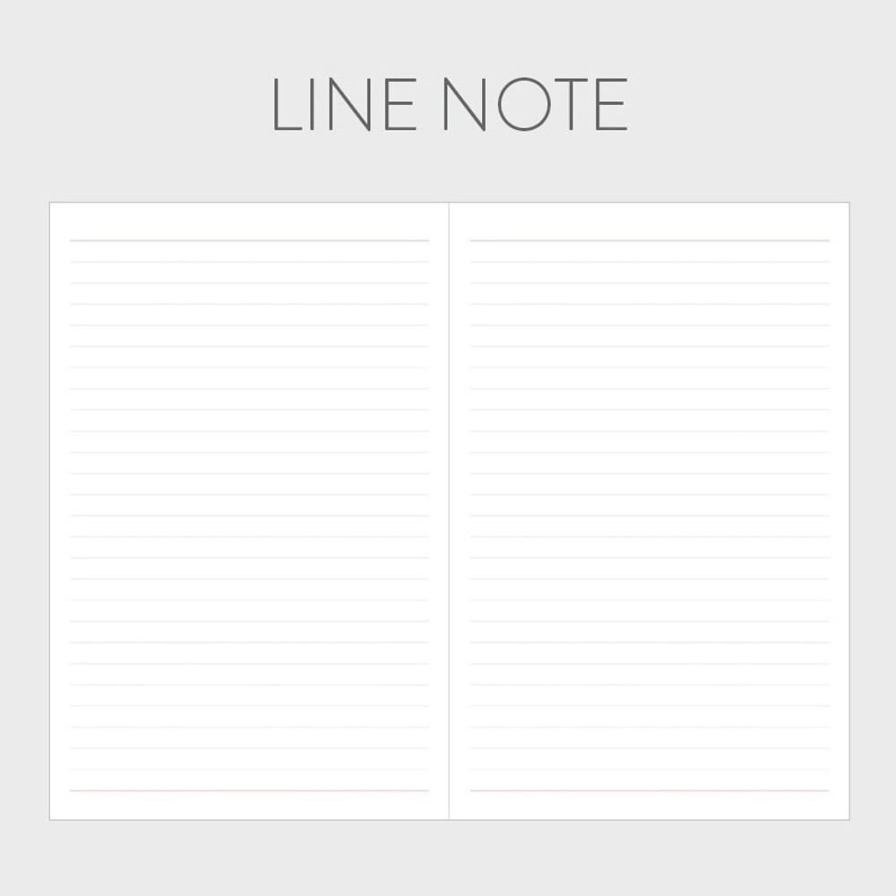 Line note - Indigo 2023 Prism A5 Dated Monthly Diary Planner
