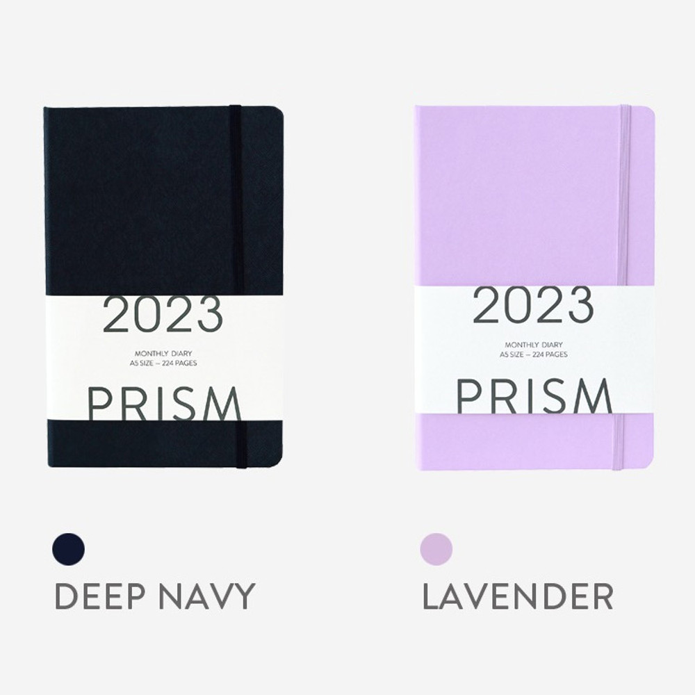 Colors - Indigo 2023 Prism A5 Dated Monthly Diary Planner