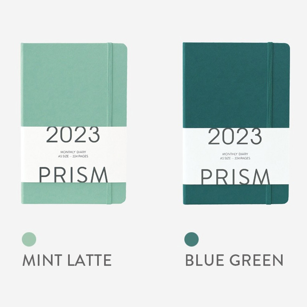 Colors - Indigo 2023 Prism A5 Dated Monthly Diary Planner