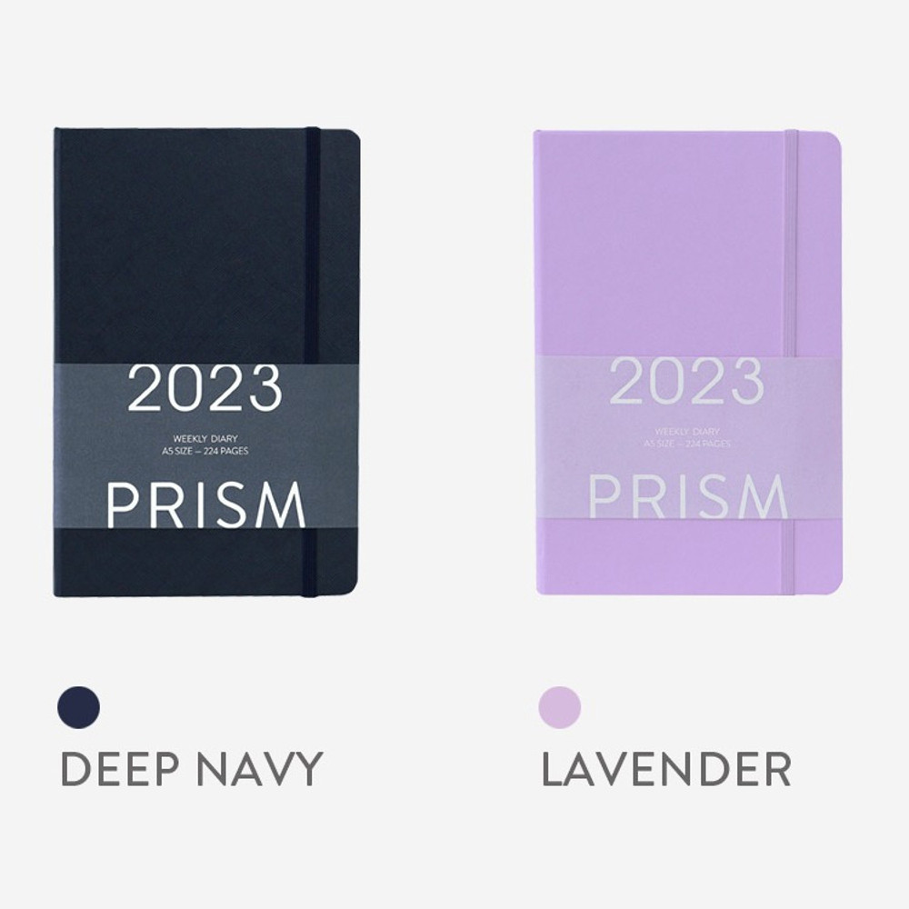 Colors - Indigo 2023 Prism A5 Dated Weekly Diary Planner
