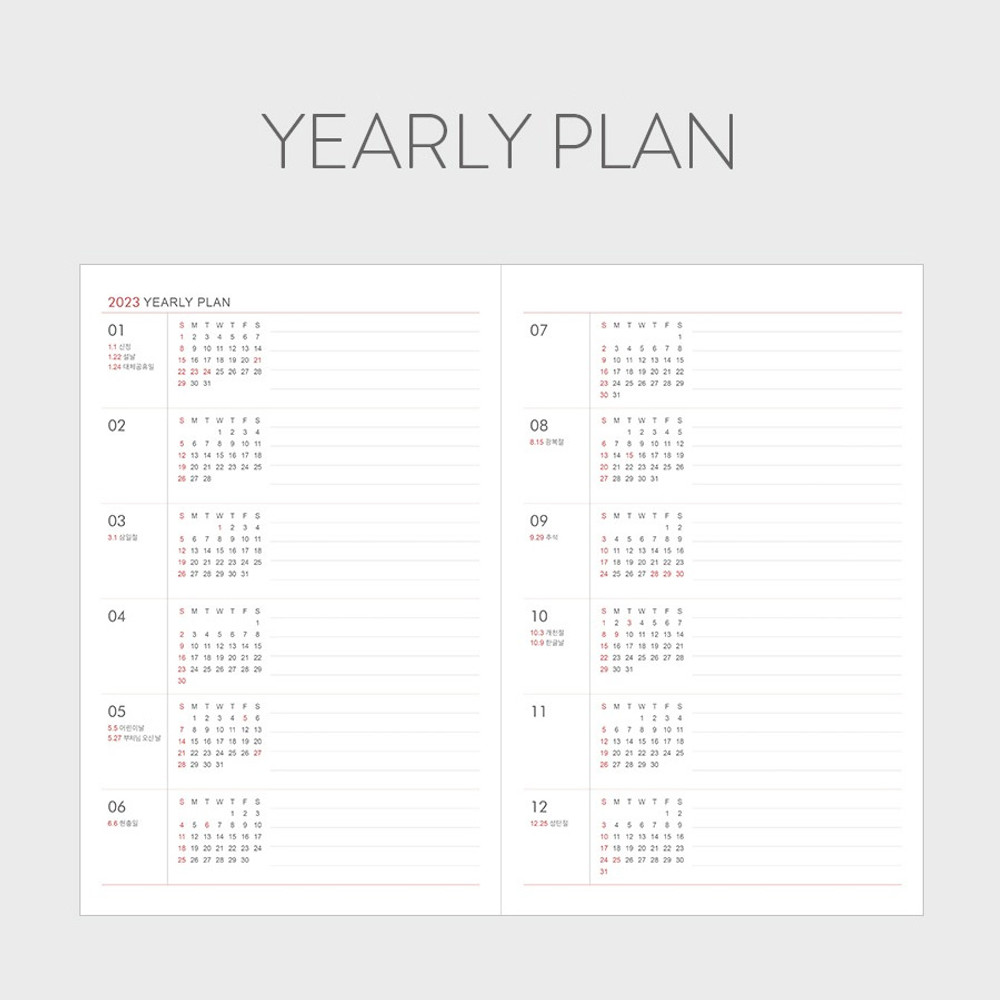 yearly plan - Indigo 2023 Prism A5 Dated Weekly Diary Planner