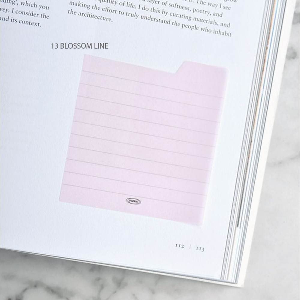Usage example - Play Obje Moist Grid Medium Index Tracing Sticky Notepad