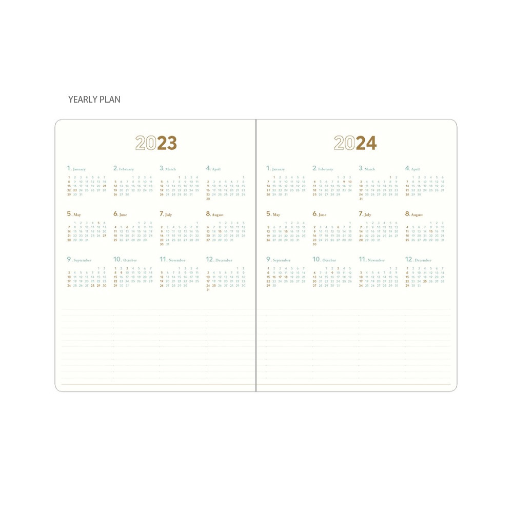 2023 Dated Daily Planner Printable in Letter, A5, A4