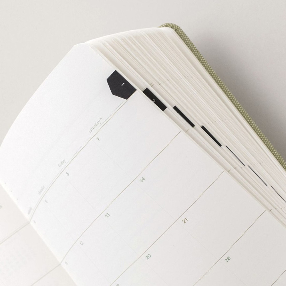Monthly index - 2023 Making Memory B6 Small Dated Weekly Planner
