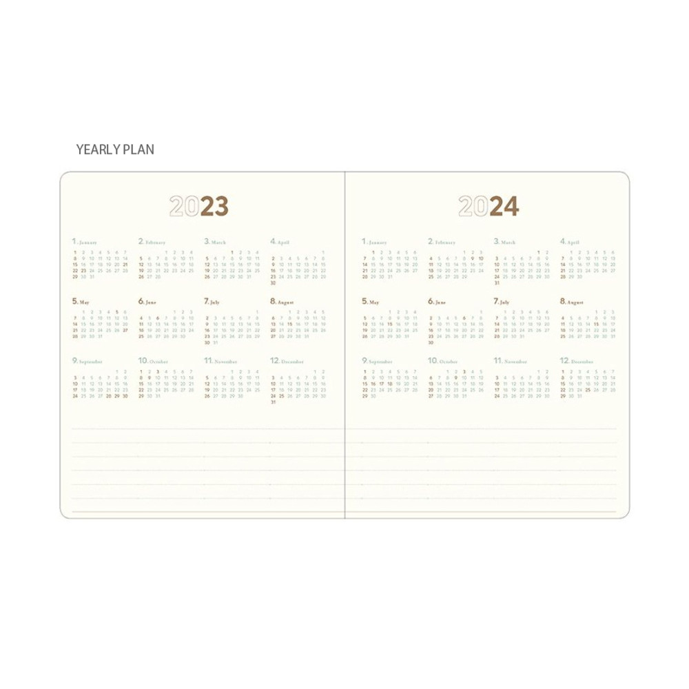 Yearly plan - 2023 Making Memory Small Wide Dated Monthly Planner Diary