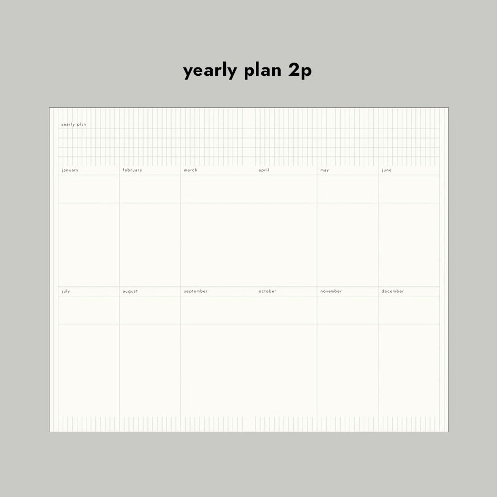 Yearly plan - Sequence to Sequence 6 months Dateless Weekly Diary