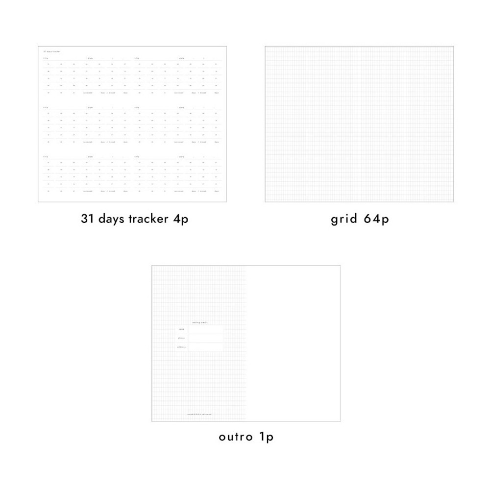 Contents - Sequence to Sequence 6 months Dateless Weekly Diary