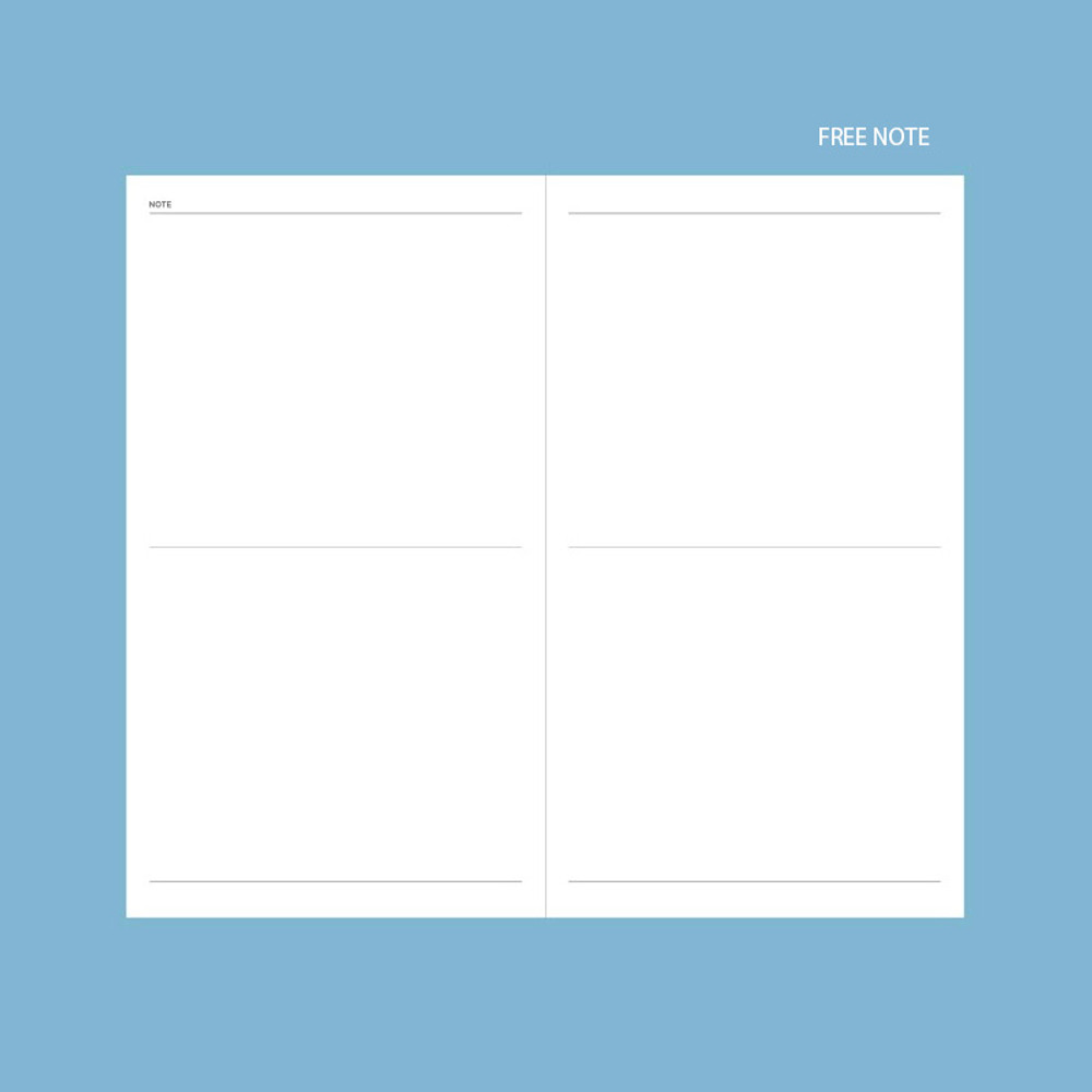 Free note - 2023 Daily Log Small Dated Weekly Planner