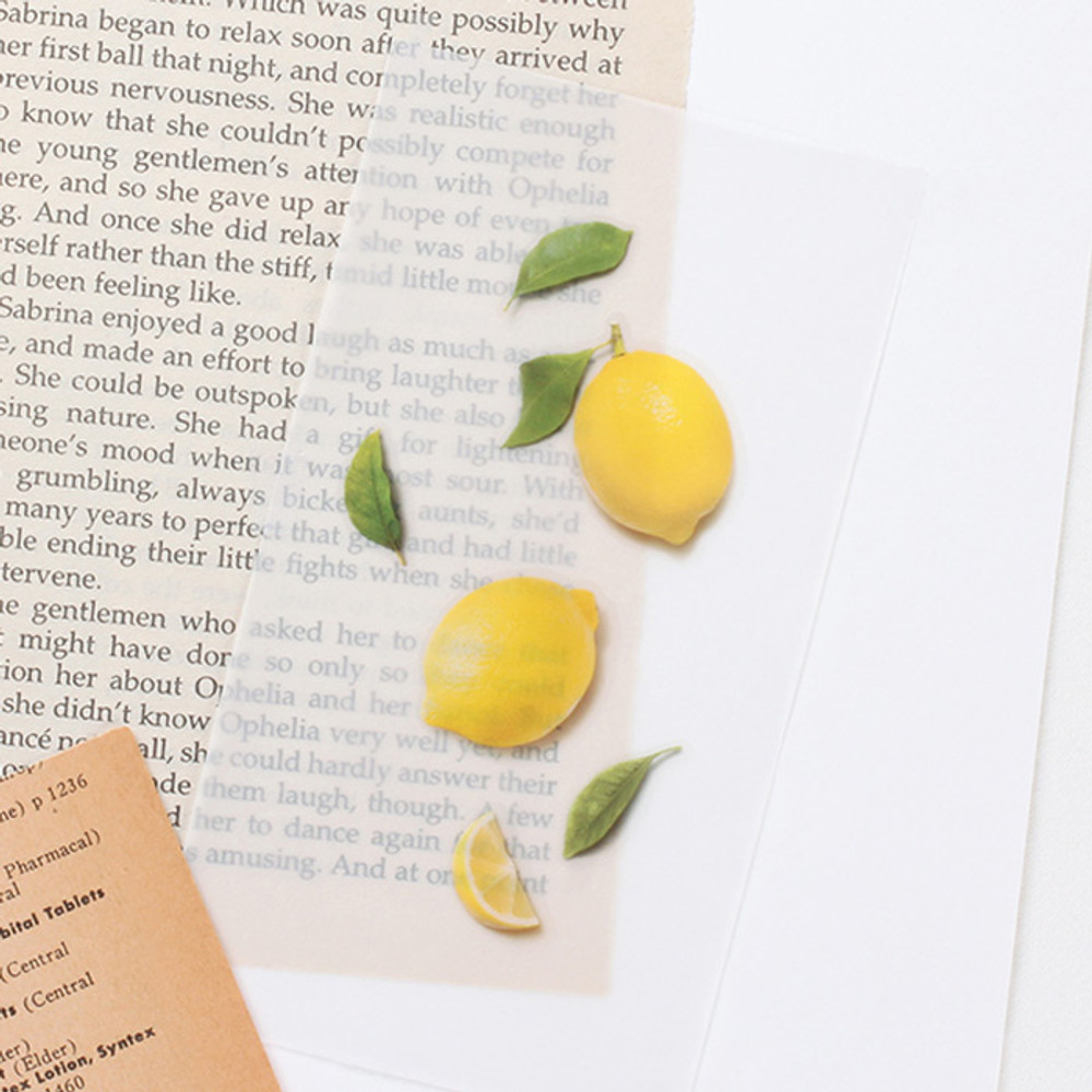 Appree Lemon Fruit Clear Sticker
