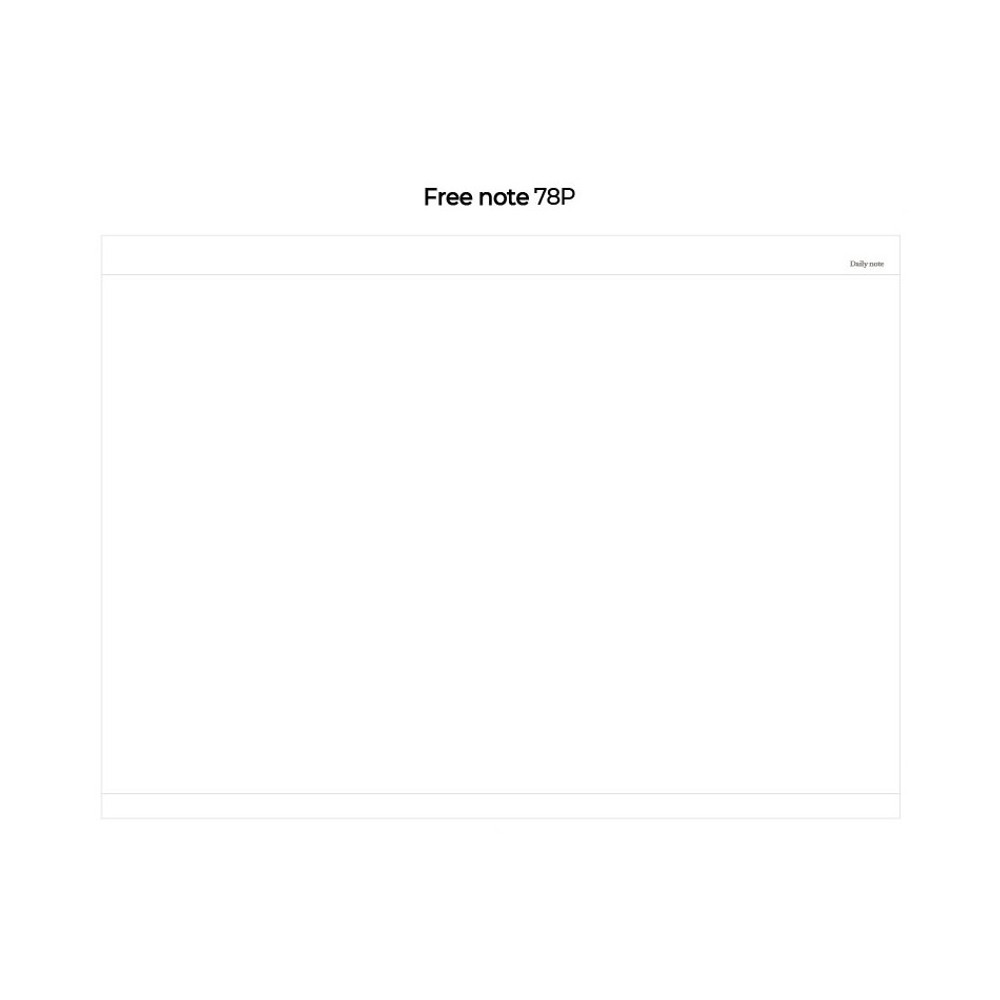 Free note - 2023 Keep The Memory Hardcover Dated Weekly Diary