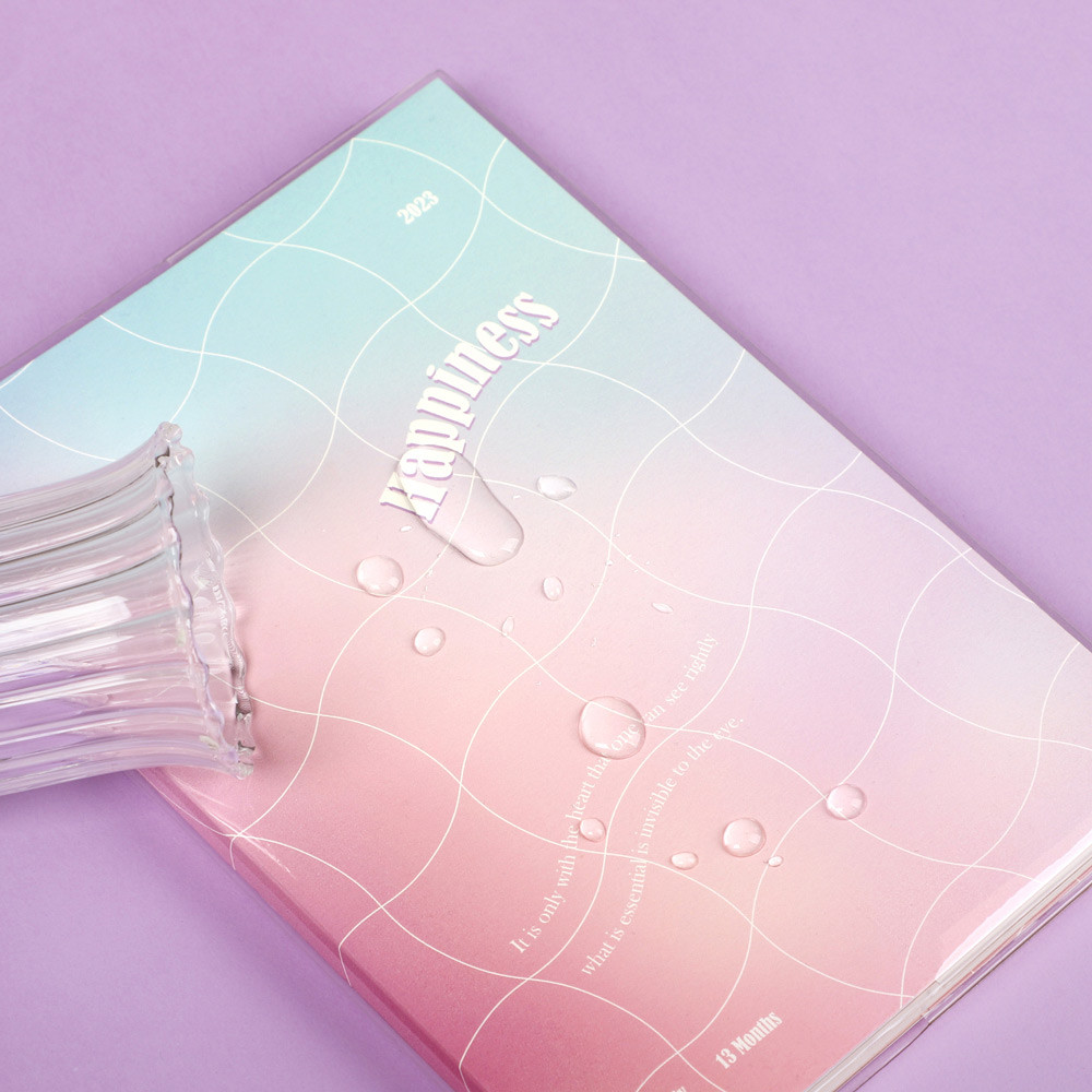 Clear PVC cover - 2023 My Motto A5 Dated Weekly Diary Planner