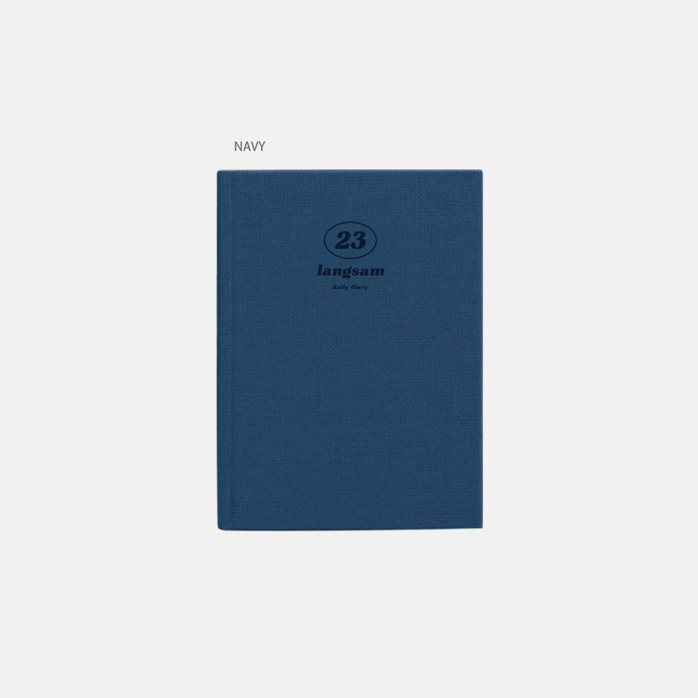 Navy - Buyme 2023 Langsam Dated Daily Diary Planner