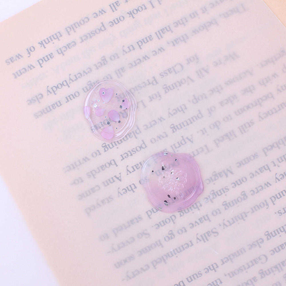 Example of use - Appree Pure Violet Self Adhesive Sealing Wax Sticker