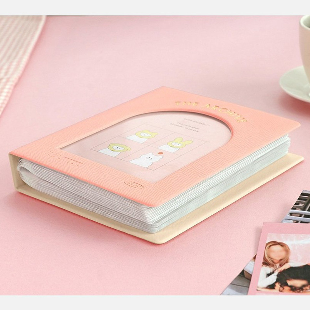 1DOT2 photo album 4x6 220 photos with memo slip-in pockets