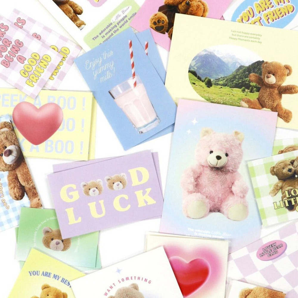 O-check Little Bear Club Sticker Pack Of 30 Sheets