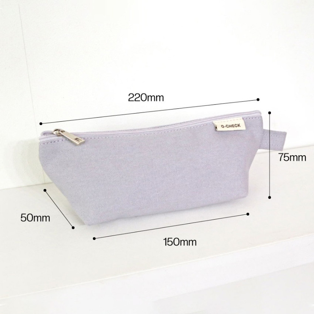 Large Blank Canvas Pen Pencil Case Stationery Pouch Coin Bag Cosmetic Bags  - Walmart.com