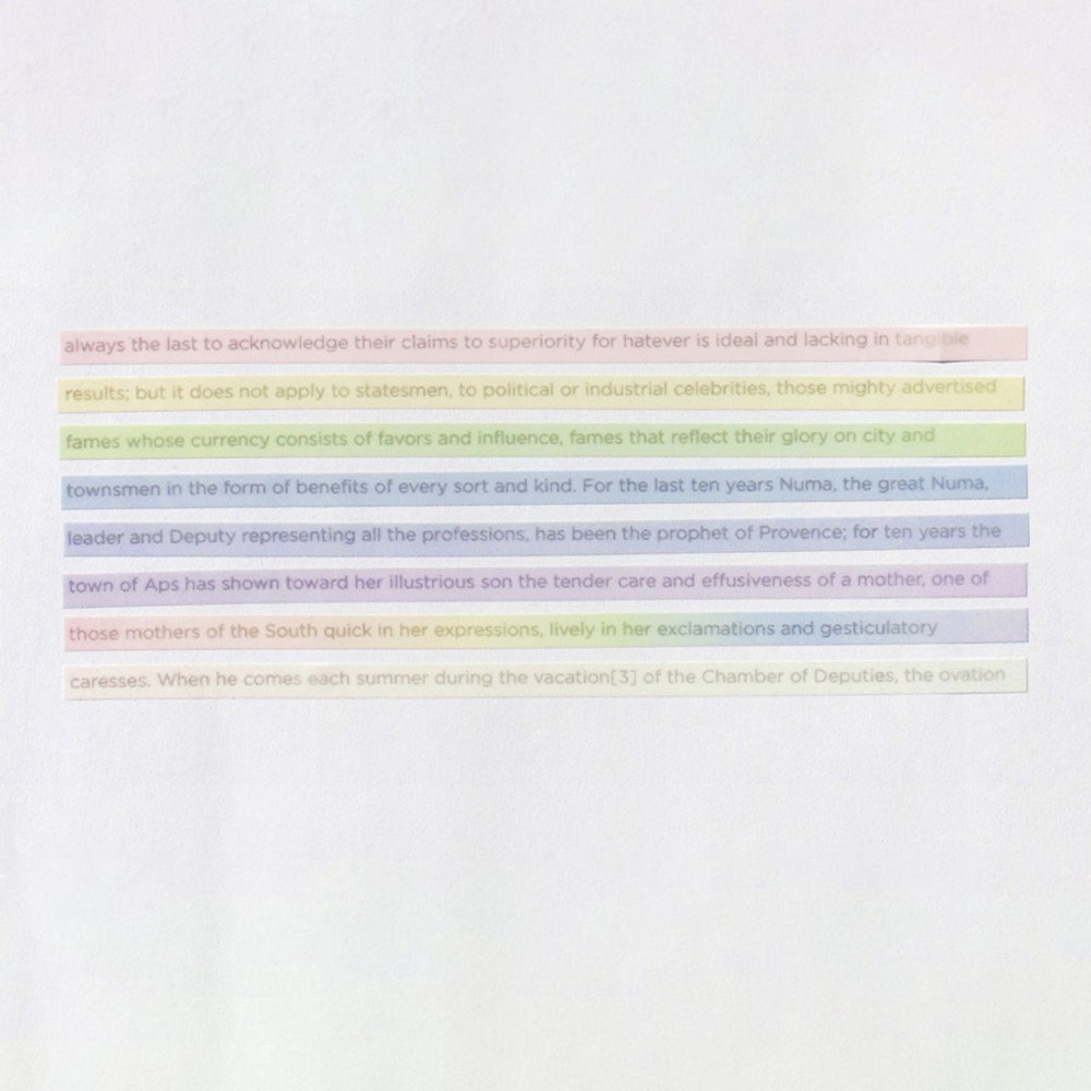 Pastel Rainbow Sticky Notes With Case - Stripes, Page Markers For