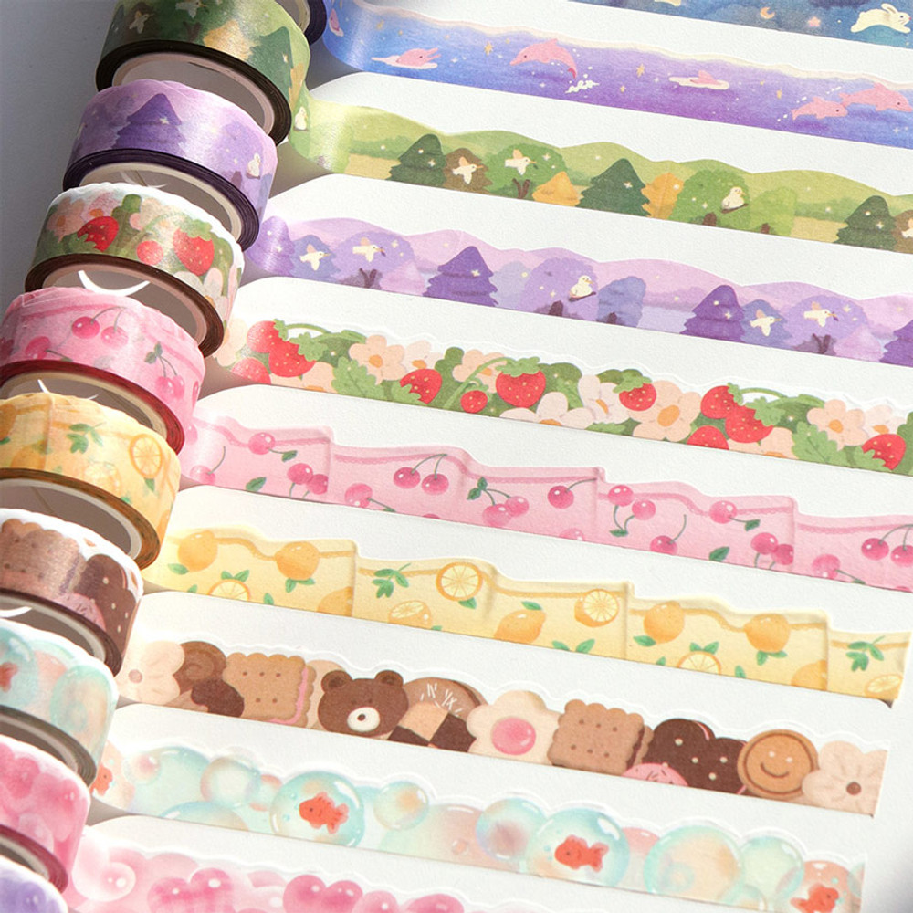 Iconic Cute illustration Die Cute Paper Masking Tape