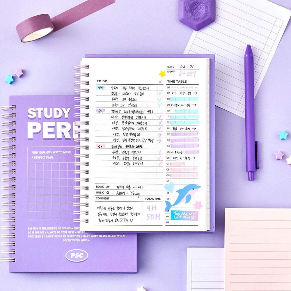study plan - Ardium Perfect Study Club Dateless Daily Planner Ver2