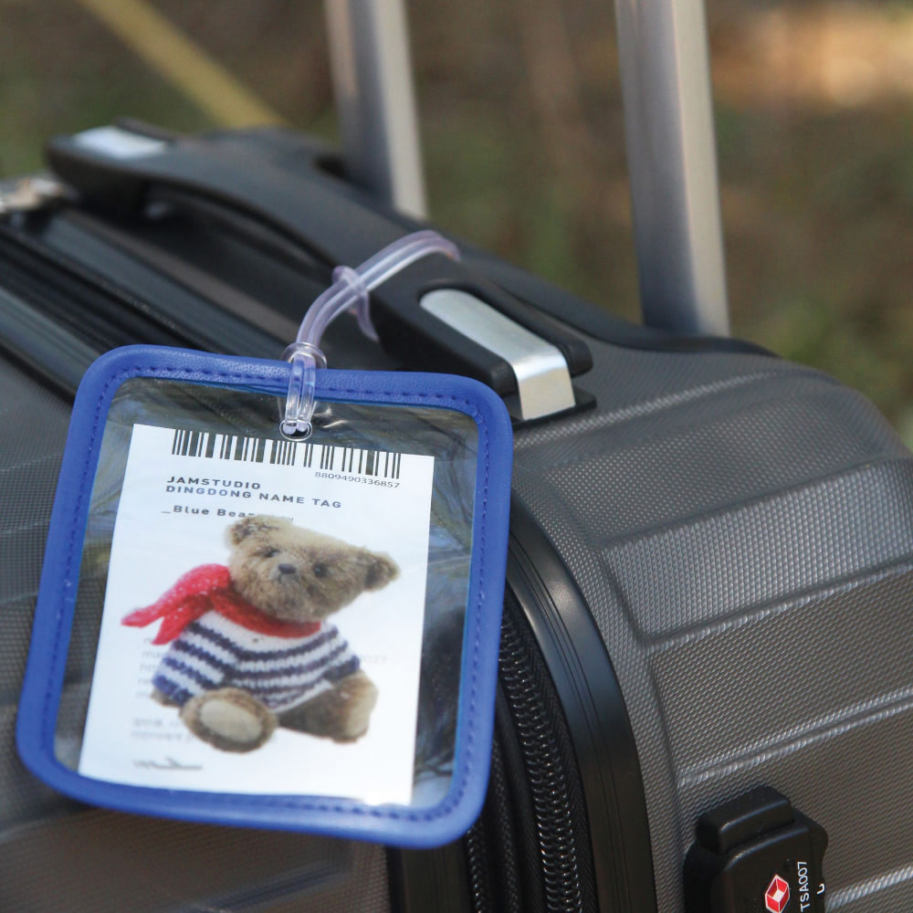 front - Jam studio Dingdong Travel Luggage Name Tag
