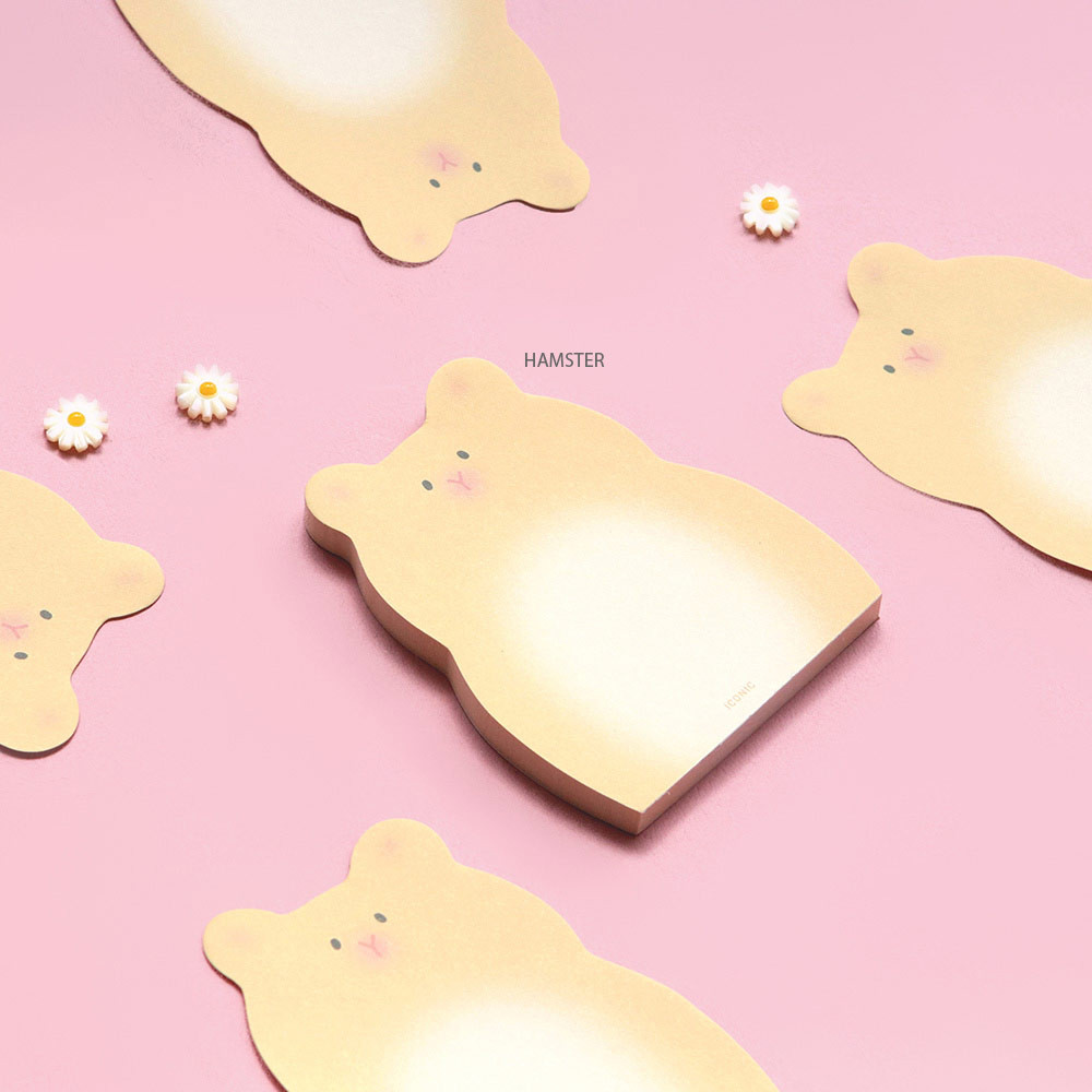 Hamster - Iconic Animal 60 Sheets Memo Writing Notepad 