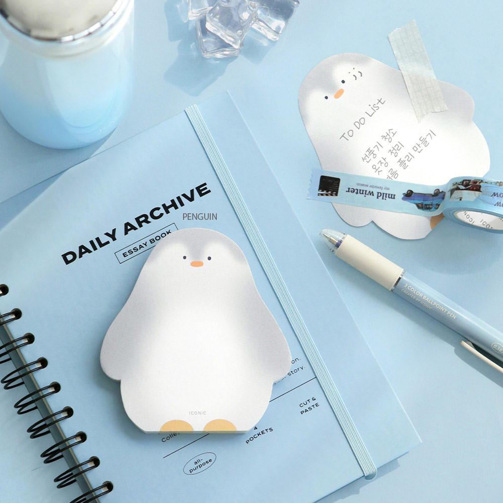 penguin - Iconic Animal 60 Sheets Memo Writing Notepad 