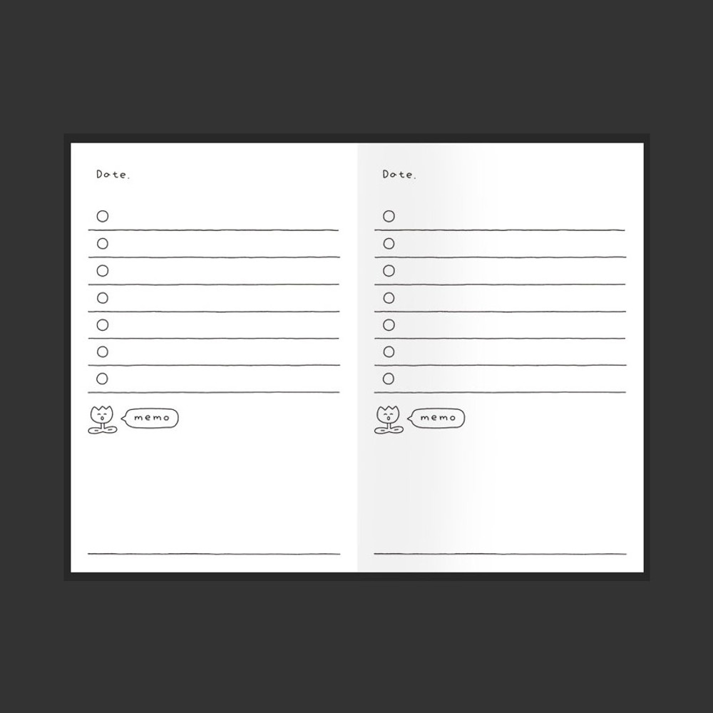 Detail of Little Rough To Do List Small Notebook