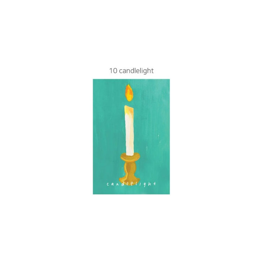 Candlelight - Little Thing Hand Drawing Postcard Ver 2