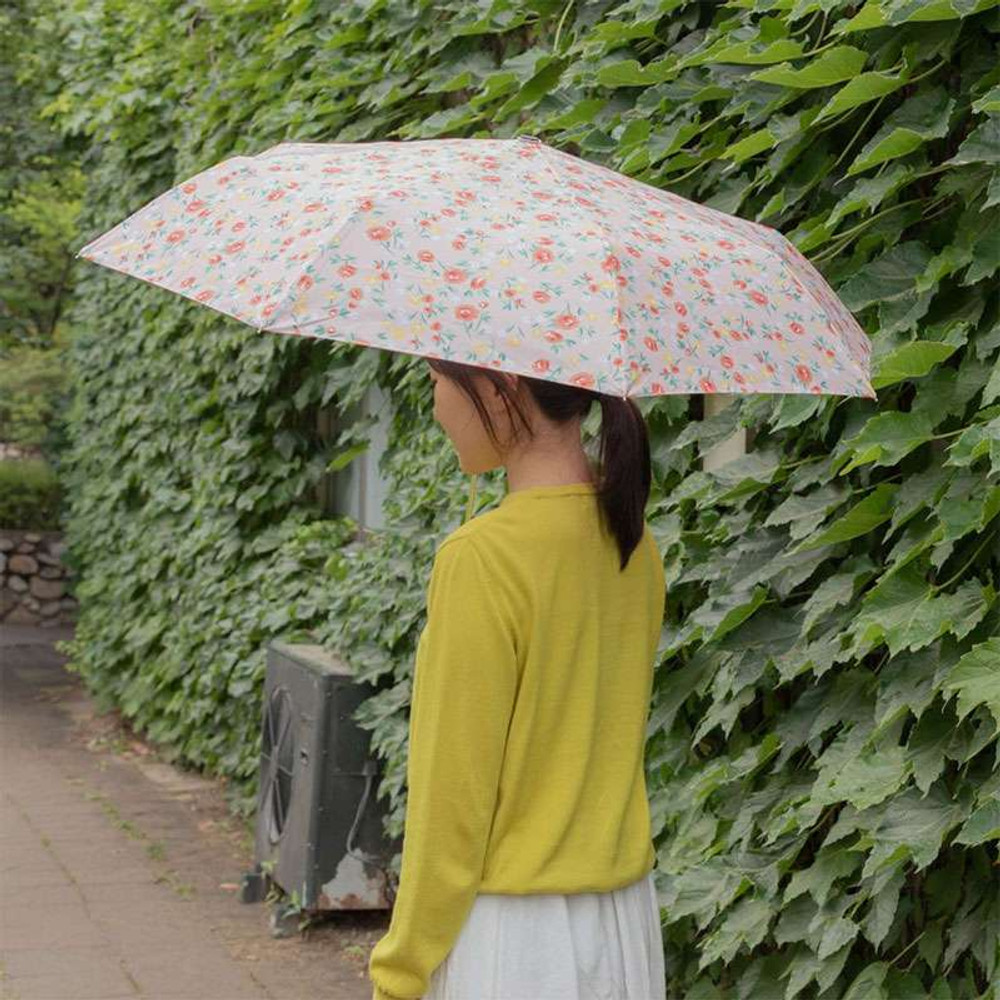 Dailylike Pattern Automatic Three Folding Umbrella