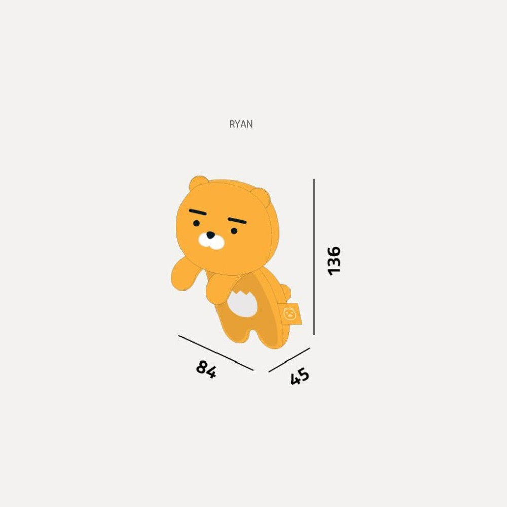 Kakaotalk Kakao Friends Clear Sticker Diary Planner Deco Sticker : Set of 2