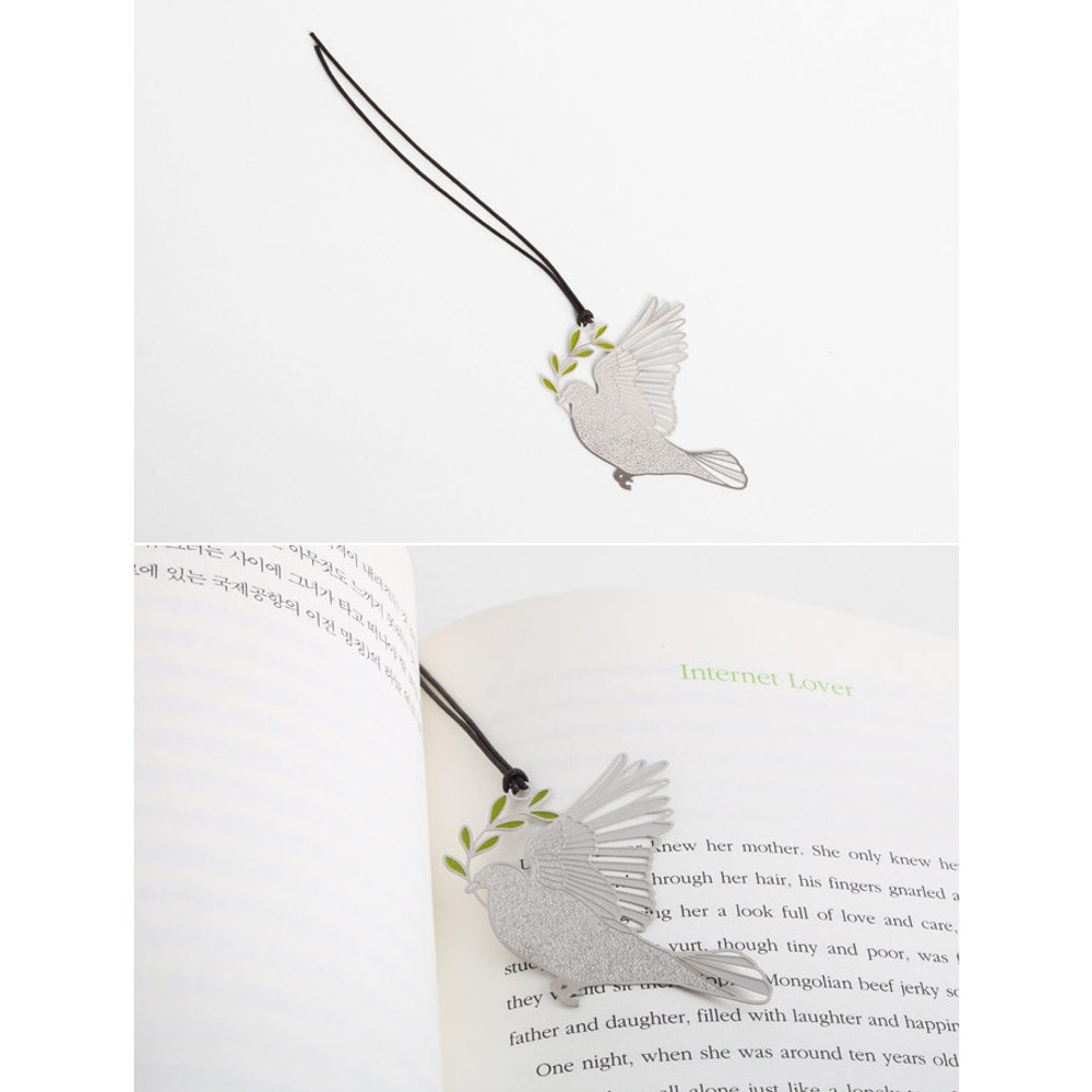 10 Animal Bird Shaped Gold Plated Metal Bookmarks Book Markers Gift For  Reader