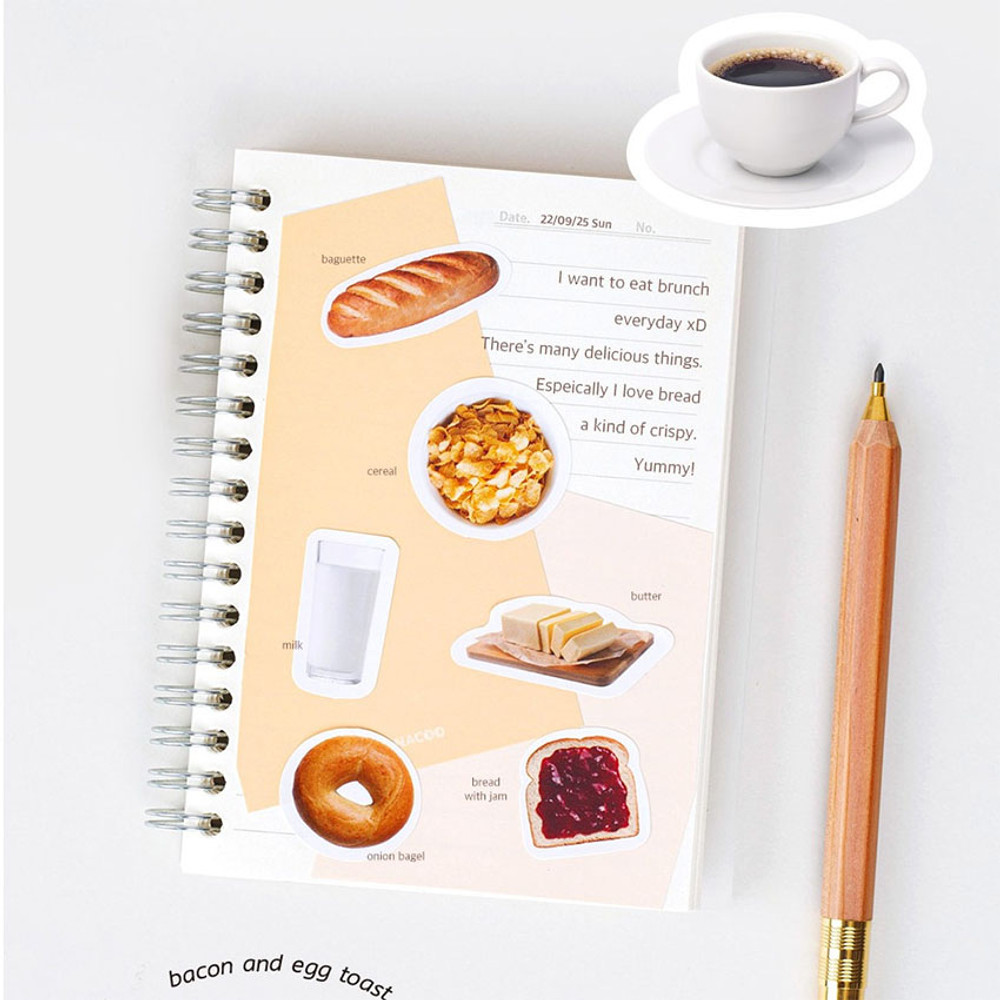 Coffee and Tea Bullet Journal Sticker Pack